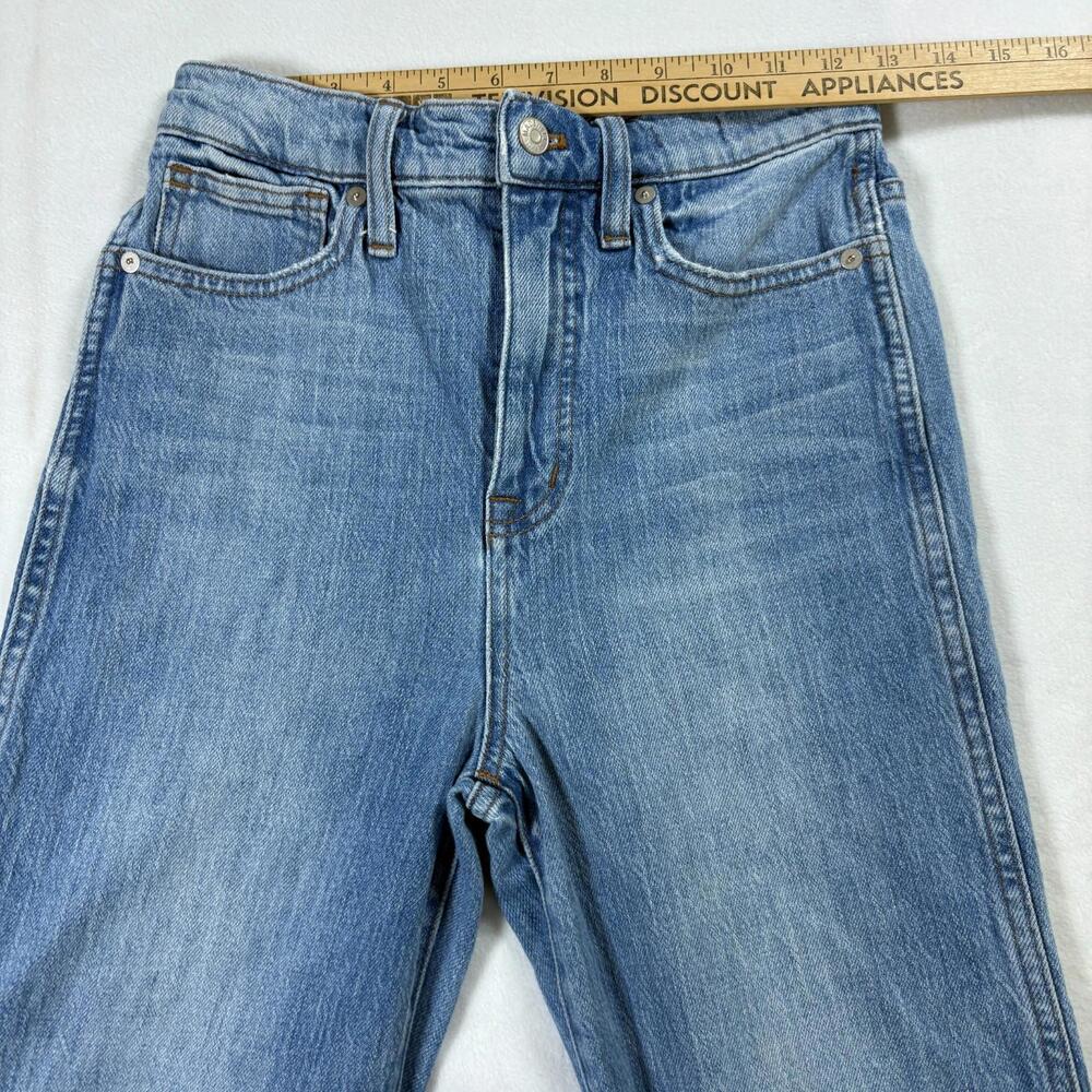Madewell Jeans Womens Size 26 Blue Hi Rise Flare Vintage Y2K Denim Retro Bootcut - Picture 7 of 11